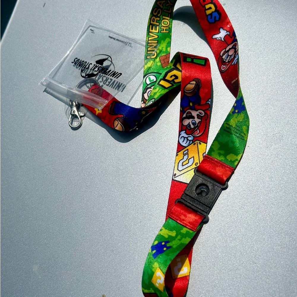 Super Mario Lanyard with ID Holder